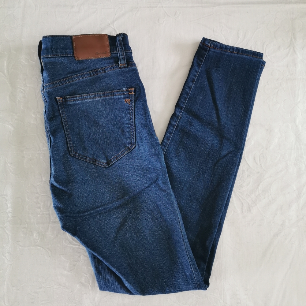 HP🔥Madewell Roadtripper Blue Denim Skinny Jean Size 26